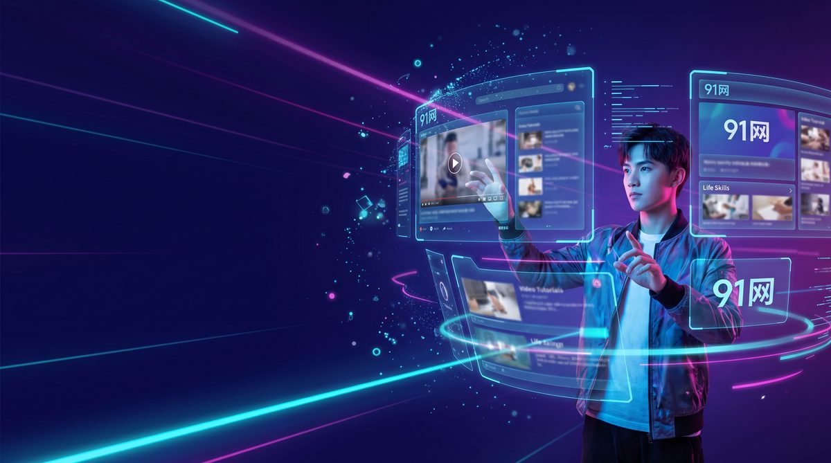 91网视频教程平台 - 生活技能视频演示沉浸式体验